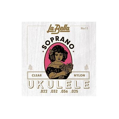 La Bella 11 Soprano Ukulele/clear Nylon (Ukulele, 0.04"), Saiten La Bella 11 Soprano Ukulele/clear Nylon (Ukulele, 0.04"), Saiten