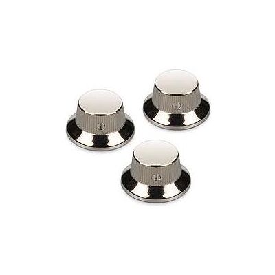 Schaller Strat(TM) Knob nickel (3), Zubehör Instrumente, Silber Schaller Strat(TM) Knob nickel (3), Zubehör Instrumente, Silber