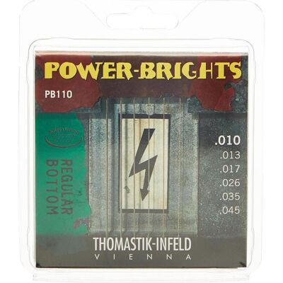 Thomastik Power Brights Med..light (6x, E-Gitarre, 0.05"), Saiten Thomastik Power Brights Med..light (6x, E-Gitarre, 0.05"), Saiten