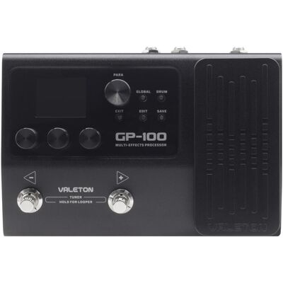Valeton GP-100 (Multieffekt, Verzerrer), Effektgerät, Schwarz Valeton GP-100 (Multieffekt, Verzerrer), Effektgerät, Schwarz