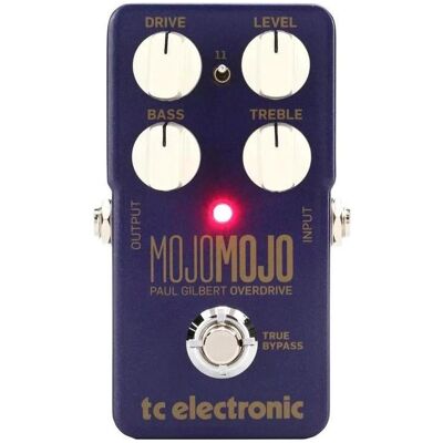 TC Electronic MojoMojo Overdrive Paul Gilbert Edition - Gitarreneffekt (Gitarre), Effektpedal, Blau TC Electronic MojoMojo Overdrive Paul Gilbert Edition - Gitarreneffekt (Gitarre), Effektpedal, Blau
