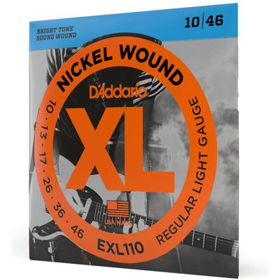 D'Addario Exl110 (6x, E-Gitarre, 0.05"), Saiten D'Addario Exl110 (6x, E-Gitarre, 0.05"), Saiten