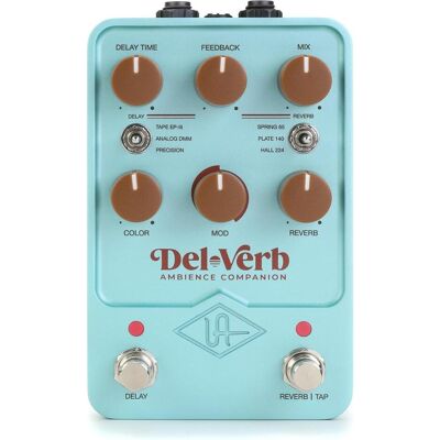Universal Audio Del-Verb Ambience Companion (Gitarre), Effektpedal, Grün Universal Audio Del-Verb Ambience Companion (Gitarre), Effektpedal, Grün