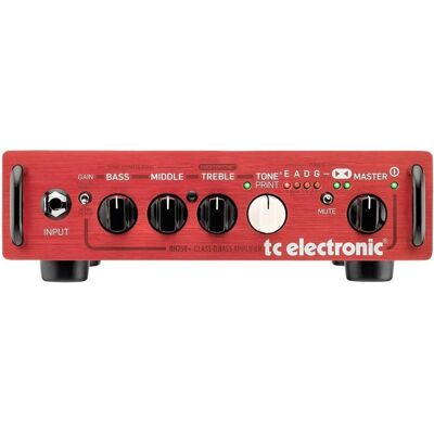 TC Electronic BH250 Gitarrenvorverstärker (Bass, 250 W), Instrumentenverstärker, Schwarz TC Electronic BH250 Gitarrenvorverstärker (Bass, 250 W), Instrumentenverstärker, Schwarz