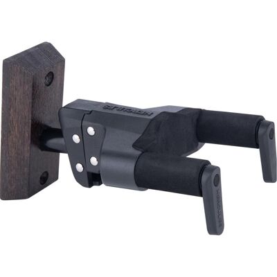Hercules GSP38WBW PLUS Gitarrenwandhalter mit Holzplatte braun, kurz (Banjo, Gitarre, Mandolin, Ukulele), Instrumentenständer + Halter, Braun Hercules GSP38WBW PLUS Gitarrenwandhalter mit Holzplatte braun, kurz (Banjo, Gitarre, Mandolin, Ukulele), Instrumentenständer + Halter, Braun