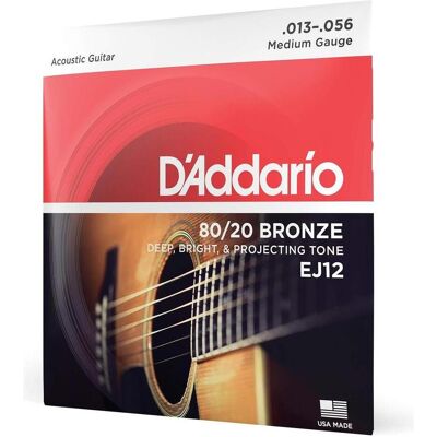 D'Addario Ej12 (6x, Gitarre, 0.06"), Saiten D'Addario Ej12 (6x, Gitarre, 0.06"), Saiten