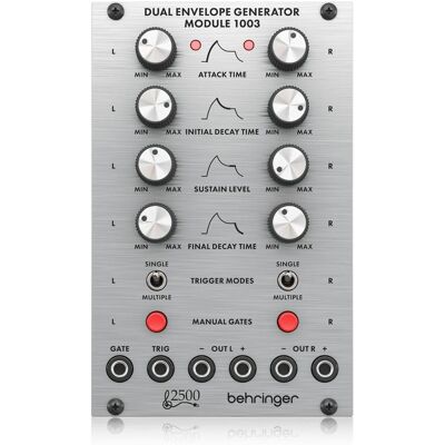 Behringer Dual Envelope Generator Module 1003 (Sonstige Effektgeräte), Effektgerät, Schwarz Behringer Dual Envelope Generator Module 1003 (Sonstige Effektgeräte), Effektgerät, Schwarz