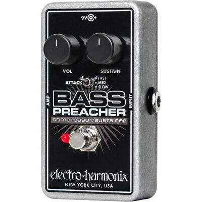 Electro-Harmonix Bass Preacher (Bass), Effektpedal, Schwarz Electro-Harmonix Bass Preacher (Bass), Effektpedal, Schwarz