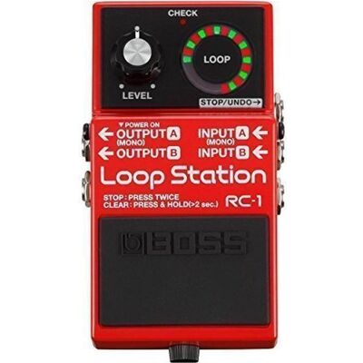 Boss (Electronics) Loop Station RC-1 (Gitarre), Effektpedal, Rot Boss (Electronics) Loop Station RC-1 (Gitarre), Effektpedal, Rot