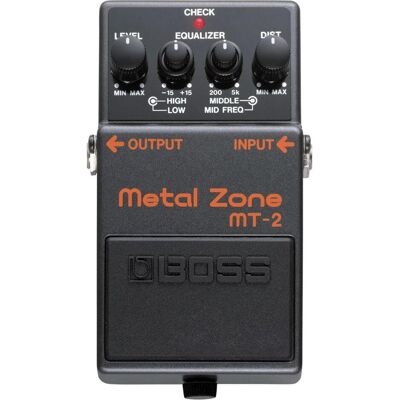Boss (Electronics) Gitarreneffekt Distortion MT-2 (Gitarre), Effektpedal, Grau Boss (Electronics) Gitarreneffekt Distortion MT-2 (Gitarre), Effektpedal, Grau