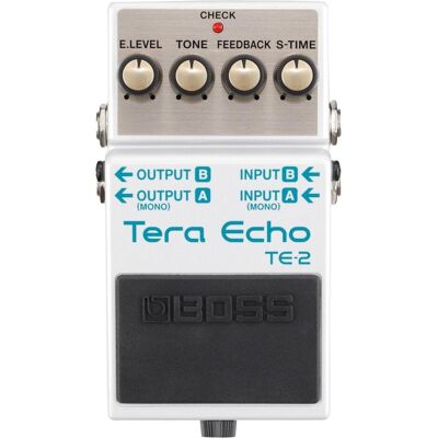 Boss (Electronics) TE-2 Tera Echo Delay Pedal Effektgerät (E-Gitarre), Effektpedal, Silber Boss (Electronics) TE-2 Tera Echo Delay Pedal Effektgerät (E-Gitarre), Effektpedal, Silber
