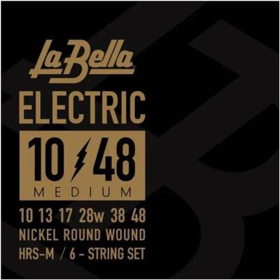 La Bella HRS-M Medium 010/048 (6x, E-Gitarre, 0.05"), Saiten La Bella HRS-M Medium 010/048 (6x, E-Gitarre, 0.05"), Saiten