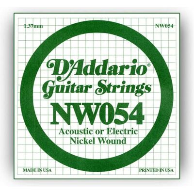 D'Addario Nw054 (1x, E-Gitarre, 0.05"), Saiten D'Addario Nw054 (1x, E-Gitarre, 0.05"), Saiten