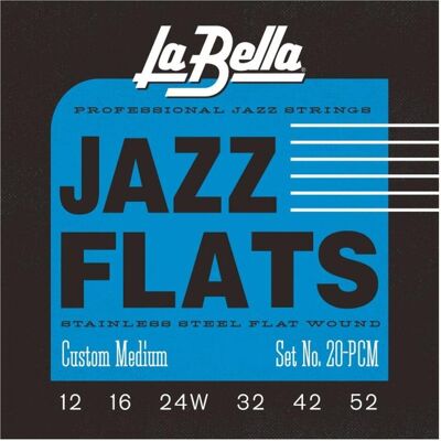 La Bella Jazz Flats Stainl-20PCM 012/052, Saiten La Bella Jazz Flats Stainl-20PCM 012/052, Saiten