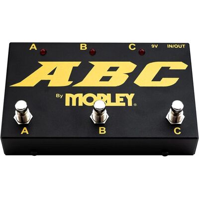 Morley Abc-G Gold Series Selector / Combiner (Looper), Effektgerät, Gold Morley Abc-G Gold Series Selector / Combiner (Looper), Effektgerät, Gold