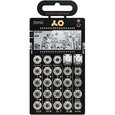Teenage Engineering PO-32 Tonic Pocket Operator, Synthesizer, Schwarz Teenage Engineering PO-32 Tonic Pocket Operator, Synthesizer, Schwarz