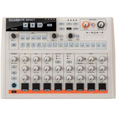Arturia DrumBrute Impact 1984, Synthesizer, Orange, Weiss Arturia DrumBrute Impact 1984, Synthesizer, Orange, Weiss