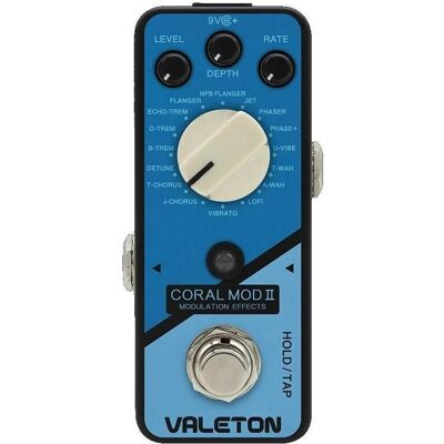 Valeton Coral Mod II (Bass, Gitarre), Effektpedal, Blau Valeton Coral Mod II (Bass, Gitarre), Effektpedal, Blau