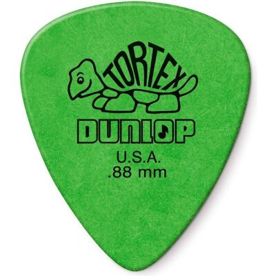 Dunlop Blisterpackung mit 12 Plektren (12x, 0.88 mm), Plektrum, Grün Dunlop Blisterpackung mit 12 Plektren (12x, 0.88 mm), Plektrum, Grün