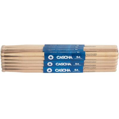Cascha Bacchette 5A Hickory Americano (Schlagzeug), Drumsticks + Schlägel, Braun Cascha Bacchette 5A Hickory Americano (Schlagzeug), Drumsticks + Schlägel, Braun