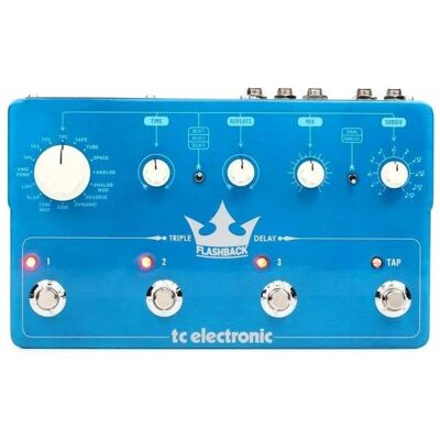 TC Electronic Flashback Triple Delay - Gitarreneffekt (Gitarre), Effektpedal, Blau TC Electronic Flashback Triple Delay - Gitarreneffekt (Gitarre), Effektpedal, Blau