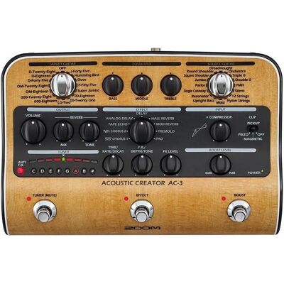 Zoom AC-3, Effektpedal, Schwarz Zoom AC-3, Effektpedal, Schwarz