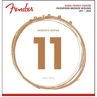 Fender 860CL Ac. Guitar Strings 011/052 (6x, Gitarre, 0.05"), Saiten Fender 860CL Ac. Guitar Strings 011/052 (6x, Gitarre, 0.05"), Saiten