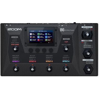 Zoom B6 Multi-Effects Processor for Bass (Bass, E-Bass, Kontrabass), Effektpedal Zoom B6 Multi-Effects Processor for Bass (Bass, E-Bass, Kontrabass), Effektpedal
