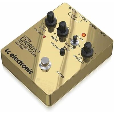 TC Electronic SCF Gold Chorus/Flanger SE (Gitarre), Effektpedal, Gold TC Electronic SCF Gold Chorus/Flanger SE (Gitarre), Effektpedal, Gold