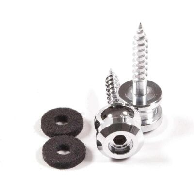 Schaller S-Lock Buttons chrome (2), Gitarre Zubehör, Silber Schaller S-Lock Buttons chrome (2), Gitarre Zubehör, Silber