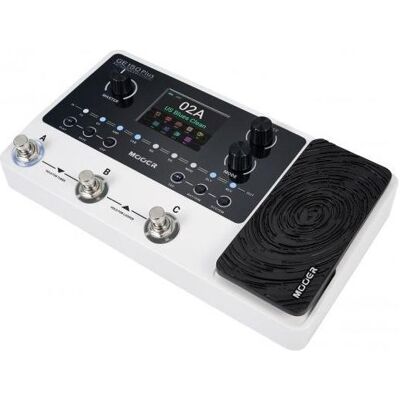 Mooer GE150 Plus Multi-Effektpedal, Effektgerät, Weiss, Schwarz Mooer GE150 Plus Multi-Effektpedal, Effektgerät, Weiss, Schwarz