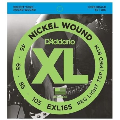 D'Addario EXL165 (4x, Bass, E-Bass, 0.11"), Saiten D'Addario EXL165 (4x, Bass, E-Bass, 0.11"), Saiten