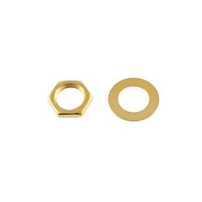 AllParts AP EP 0654-002 Mutter&Scheibe Poti gold (Instrumenten Ersatzteile), Zubehör Instrumente, Gold AllParts AP EP 0654-002 Mutter&Scheibe Poti gold (Instrumenten Ersatzteile), Zubehör Instrumente, Gold