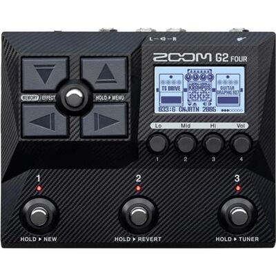 Zoom G2 FOUR Guitar Multi-Effects Pedal (Gitarre), Effektpedal, Schwarz Zoom G2 FOUR Guitar Multi-Effects Pedal (Gitarre), Effektpedal, Schwarz