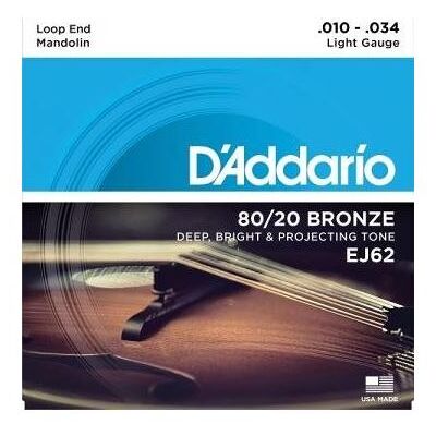 D'Addario EJ62 (8x, Mandolin, 0.03"), Saiten D'Addario EJ62 (8x, Mandolin, 0.03"), Saiten