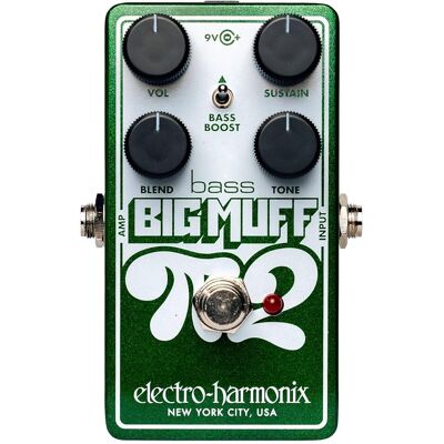 Electro-Harmonix Bass Big Muff Pi 2 Overdrive (Bass), Effektpedal, Schwarz Electro-Harmonix Bass Big Muff Pi 2 Overdrive (Bass), Effektpedal, Schwarz