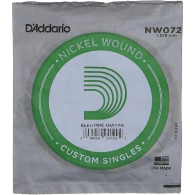 D'Addario Nw072 (1x, E-Gitarre, 0.07"), Saiten D'Addario Nw072 (1x, E-Gitarre, 0.07"), Saiten