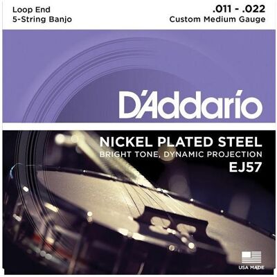 D'Addario EJ57 (5x, Banjo), Saiten D'Addario EJ57 (5x, Banjo), Saiten