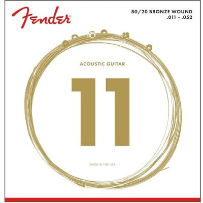 Fender 70CL Ac. Guitar Strings 011/052 (6x, 0.05"), Saiten Fender 70CL Ac. Guitar Strings 011/052 (6x, 0.05"), Saiten