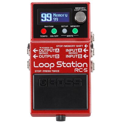Boss (Electronics) RC-5 (Drums), Effektpedal, Rot Boss (Electronics) RC-5 (Drums), Effektpedal, Rot