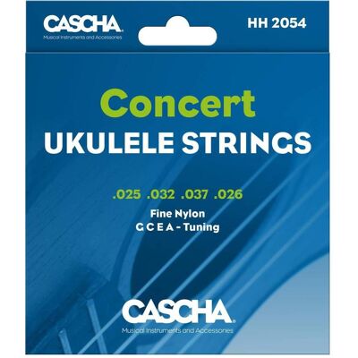 Cascha HH2054 Ukulelensaiten – KonzertgröÑe (4x, Ukulele), Saiten Cascha HH2054 Ukulelensaiten – KonzertgröÑe (4x, Ukulele), Saiten