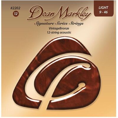Dean Markley D.Markley 2202 V.Bronze Acoustic L 12St (Gitarre, 0.02"), Saiten Dean Markley D.Markley 2202 V.Bronze Acoustic L 12St (Gitarre, 0.02"), Saiten