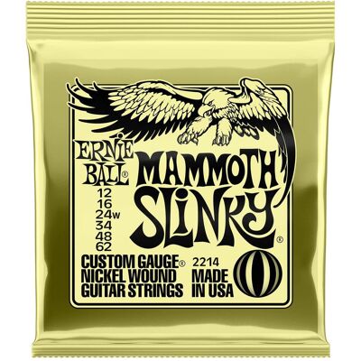 Ernie Ball Mammoth Slinky (6x, E-Gitarre, 0.06"), Saiten Ernie Ball Mammoth Slinky (6x, E-Gitarre, 0.06"), Saiten