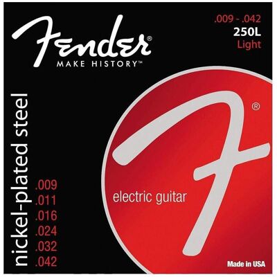 Fender Super 250's L 009/042 (E-Gitarre, Gitarre, 0.04"), Saiten Fender Super 250's L 009/042 (E-Gitarre, Gitarre, 0.04"), Saiten