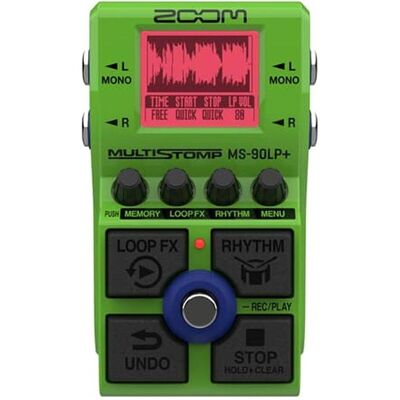Zoom MS-90LP+ (Bass, Gitarre, Keyboard), Effektpedal, Grün Zoom MS-90LP+ (Bass, Gitarre, Keyboard), Effektpedal, Grün