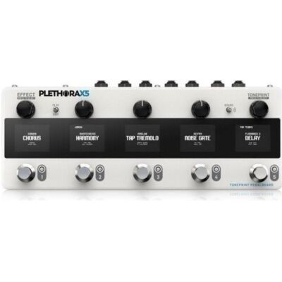 TC Electronic PLETHORA X5 - Multiefekt gitarowy (Gitarre), Effektpedal, Rot, Weiss, Schwarz TC Electronic PLETHORA X5 - Multiefekt gitarowy (Gitarre), Effektpedal, Rot, Weiss, Schwarz