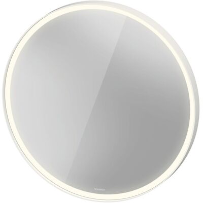 Duravit Spiegel, L-Cube Miroirs avec éclairage, rond, LED 24W, 900x900x67mm, blanc aluminium mat, LC7376018180100 Duravit Spiegel, L-Cube Miroirs avec éclairage, rond, LED 24W, 900x900x67mm, blanc aluminium mat, LC7376018180100