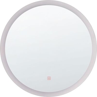 Beliani Wandmontierter LED-Spiegel YSER - 58cm - Modernes Badezimmer Beliani Wandmontierter LED-Spiegel YSER - 58cm - Modernes Badezimmer