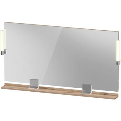 Duravit Spiegel, Sivida Spiegel, chrom, 1330x36x650mm, Aufsatzleuchte, Sensorschalter, Netzanschluss (133 x 65 cm) Duravit Spiegel, Sivida Spiegel, chrom, 1330x36x650mm, Aufsatzleuchte, Sensorschalter, Netzanschluss (133 x 65 cm)