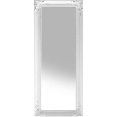 Beliani Wandspiegel VARS 51x141cm Weiß - Wandspiegel Beliani Wandspiegel VARS 51x141cm Weiß - Wandspiegel